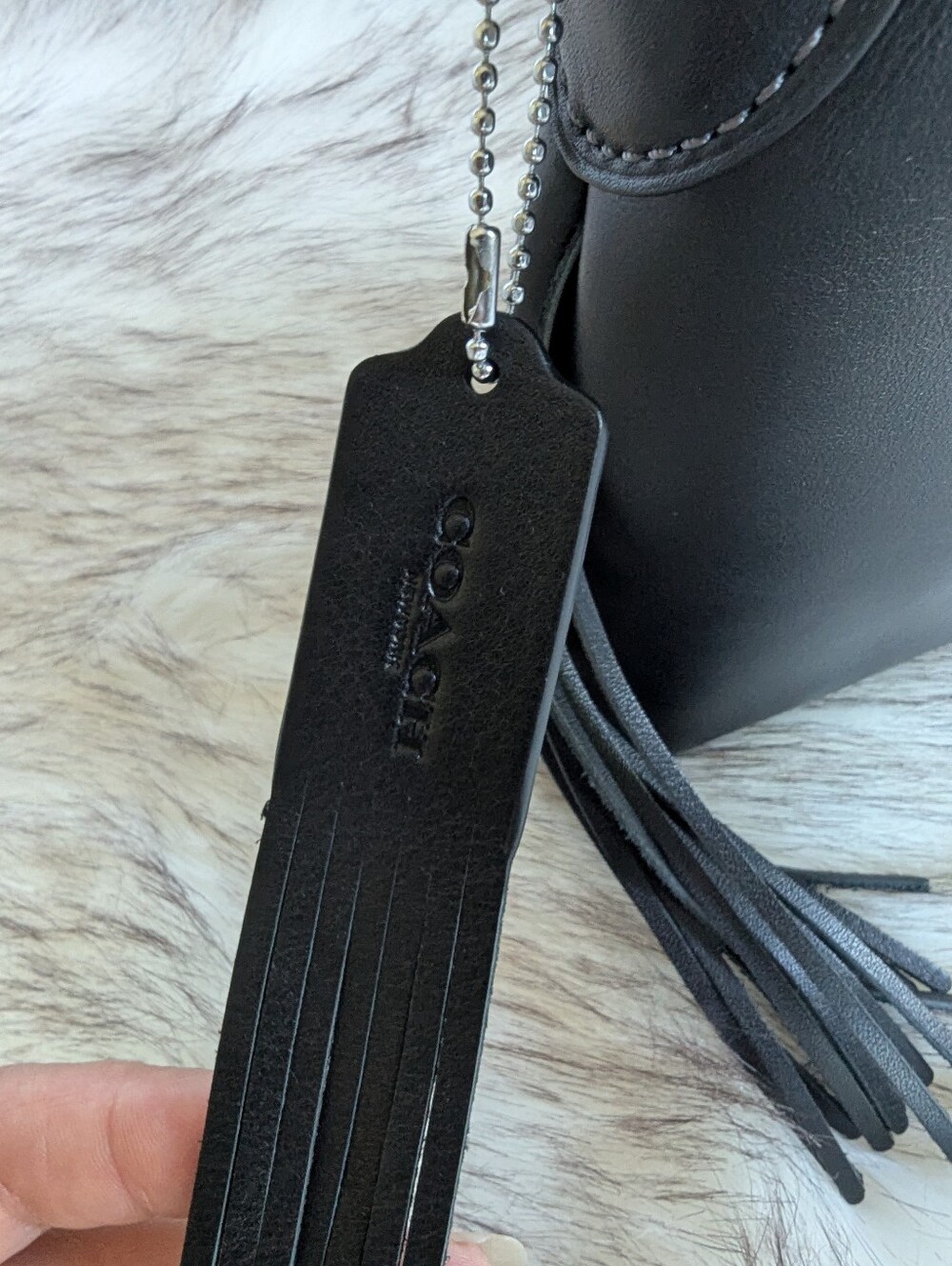 Coach Brooklyn Fringe Shoulder Bag 23 - Picture 8 of 11